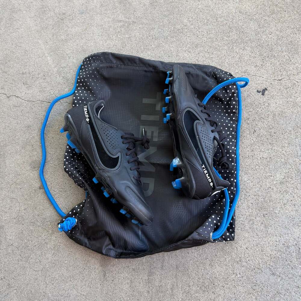 NIKE TIEMPO LEGEND 9 ELITE FG BLACK SIZE 6 men’s/ 7.5 women’s